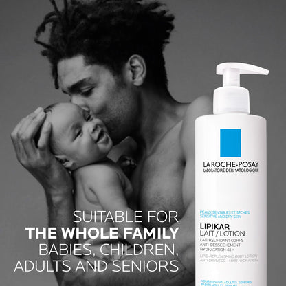 La Roche-Posay Body Lotion, Lipikar Body Lotion Daily Repair Moisturizing Lotion with Shea Butter and Glycerin, Fragrance Free, Paraben Free, 400mL - Available at All In One Marketplace Canada