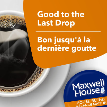 Maxwell House House Blend Medium Roast Coffee T-Discs for Tassimo – 16 Count