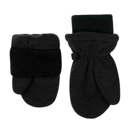 Jan & Jul Fleece Winter Mittens for Toddlers (Black, S) 🍁 All In One Marketplace Canada