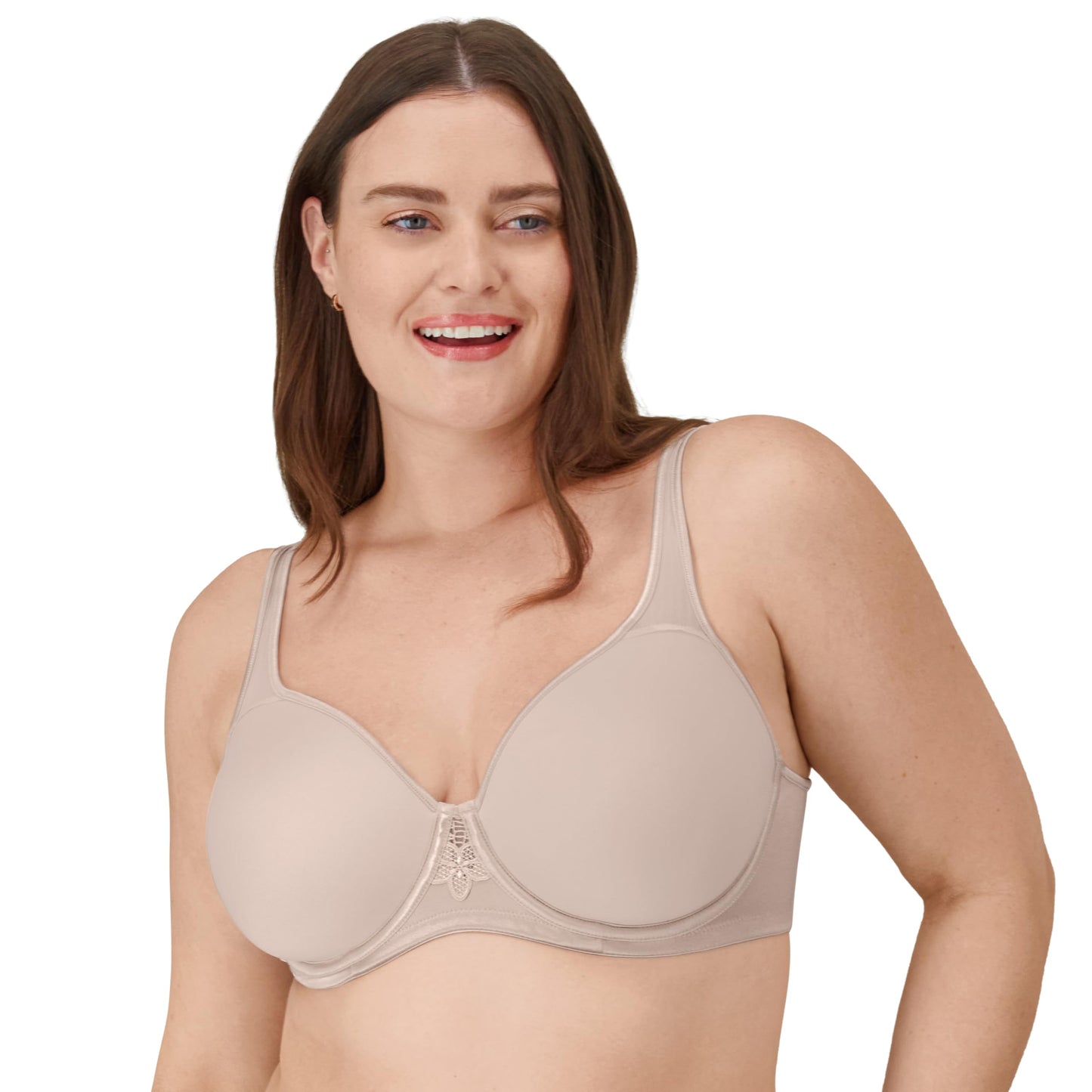 Wonderbra Womens Plus Support Underwire Full Coverage Bra, Blush, 38DD US
