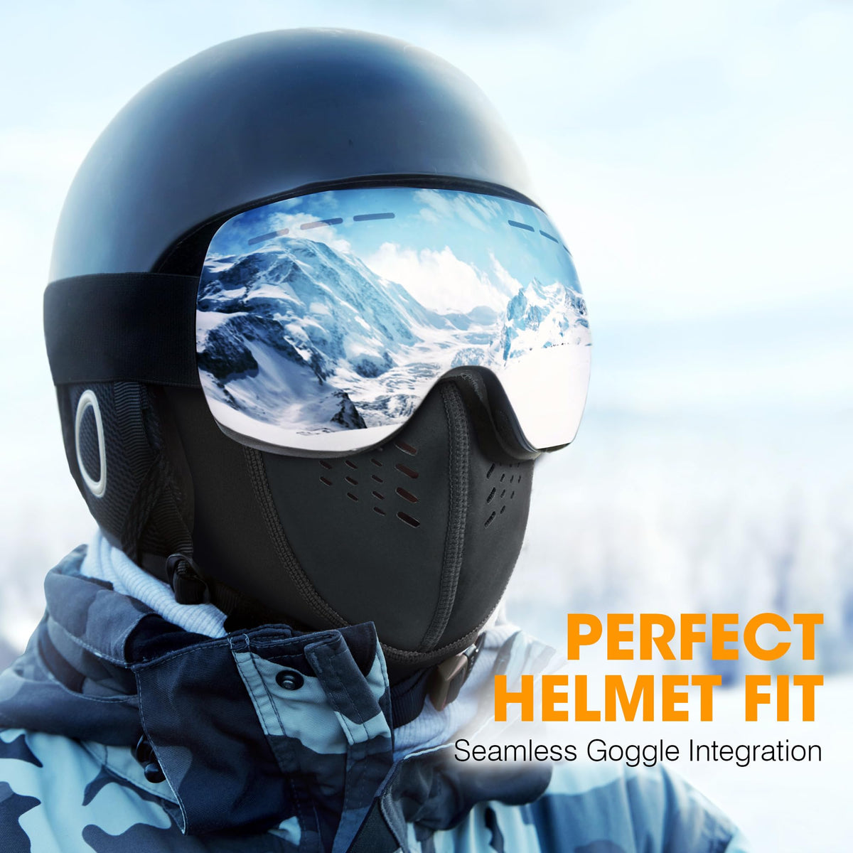 WTACTFUL Ski Mask for Men, Neoprene Balaclava Face Mask Men Cover for Cold Weather Winter Warm Breathable Windproof Thermal Ski Masks for Skiing Snowboarding Snowmobile Motorcycle Black 🍁 All In One Marketplace Canada