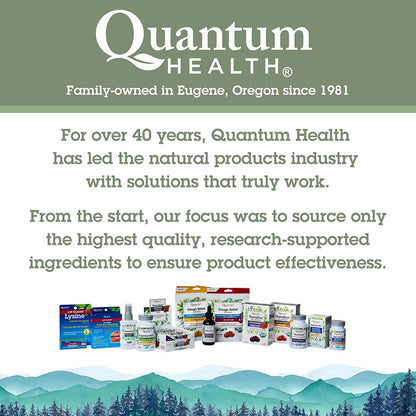 Quantum Health Super Lysine+ Cold Sore 90 Tablets 45-Day Supply, Daily Lysine Supplement, Vitamin C, Echinacea, Licorice, Propolis & Odorless Garlic for Collagen Support, Healthy Lips & Immune Balance Quantum
