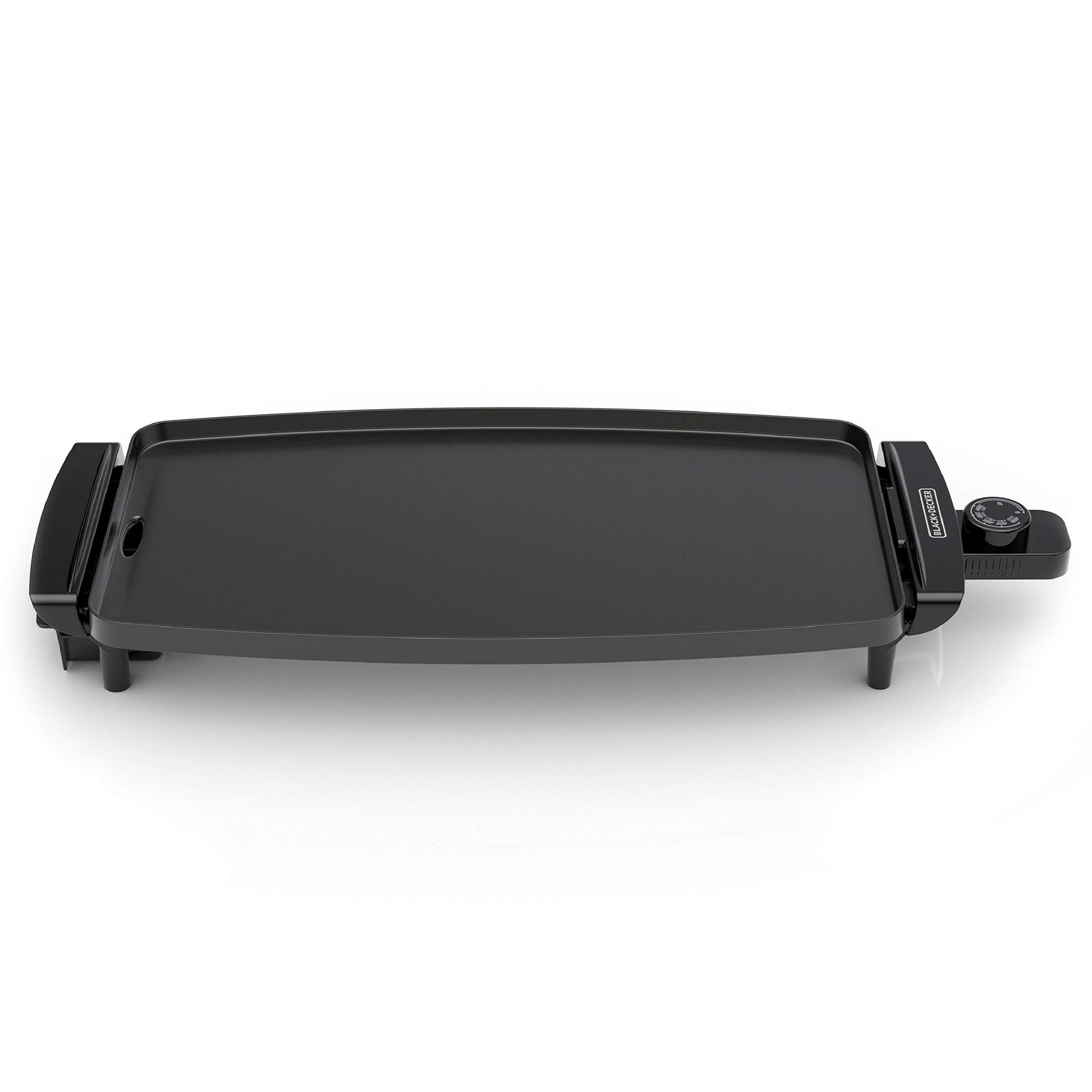 BLACK+DECKER Electric Griddle with Removable Temperature Probe, Indoor Grill, Pancake Griddle, Black, GD1810BC - Available at All In One Marketplace Canada