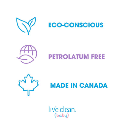 Live Clean Baby Tearless Baby Wash, Soothing Oatmeal Relief, White, 750 ml (Pack of 1) - Available at All In One Marketplace Canada