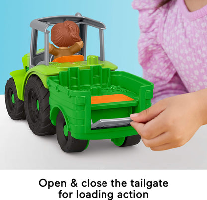 Fisher-Price Little People Push & Play Tractor, Multilanguage Fisher-Price