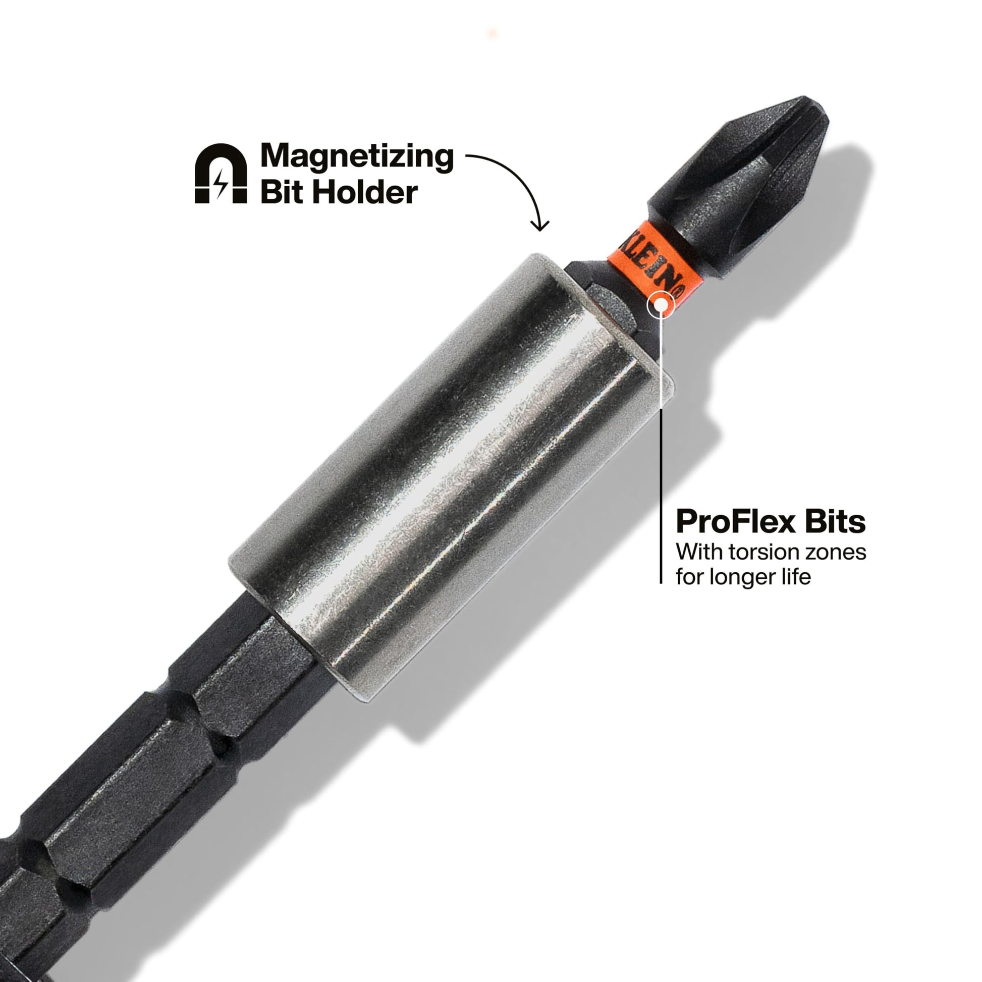 Klein Tools 32308 Multi-bit Stubby Screwdriver, Impact Rated 8-in-1 Adjustable Magnetic Tool with Phillips, Slotted, Square and Nut Driver KLEIN TOOLS