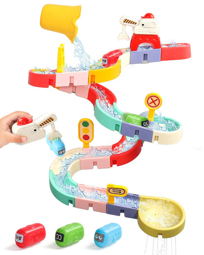 Fajiabao Bath Toys for Kids 3-5, DIY Marble Run Set, 38 PCS 🍁 All In One Marketplace Canada