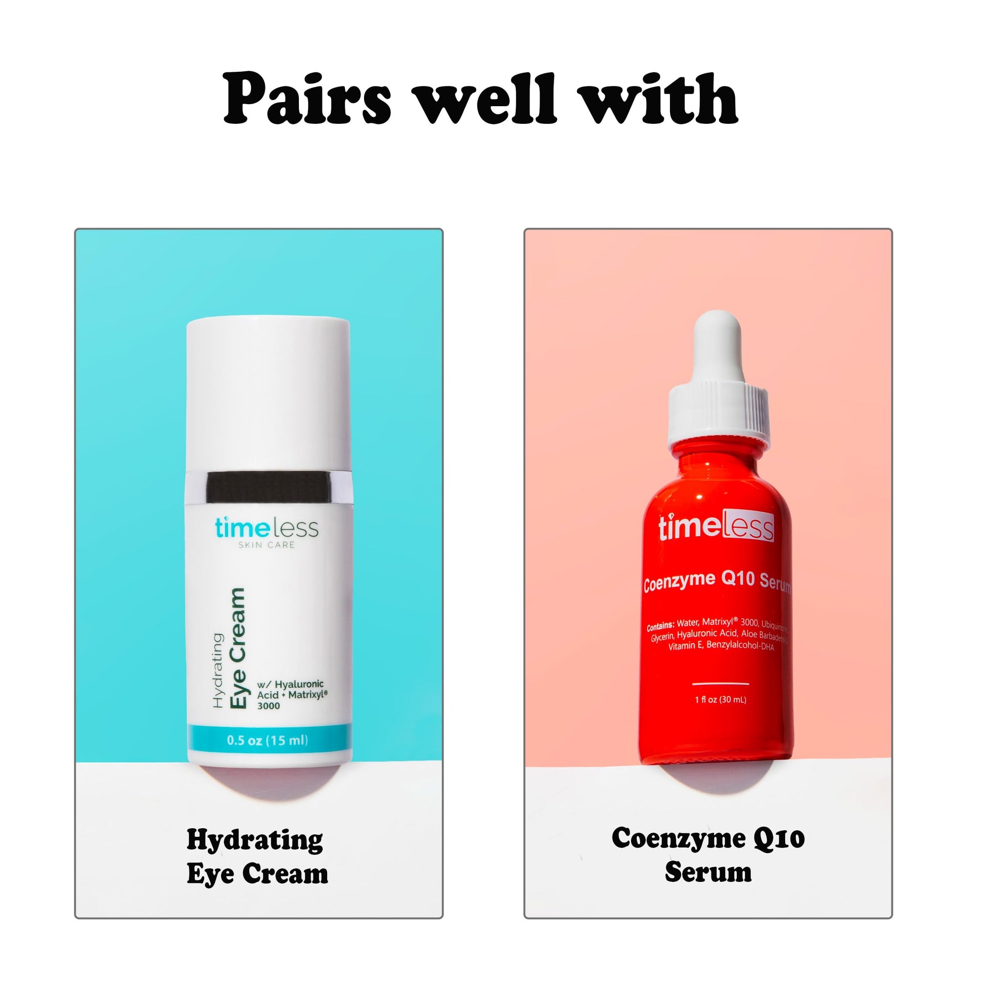 Timeless Skin Care Vitamin CSerum with Vitamin E & Ferulic Acid - 20% Vitamin C Brightening Serum - FaceSerum for Oily & Dry Skin - Fragrance-Free Serum for Skin Care - 1.7 oz