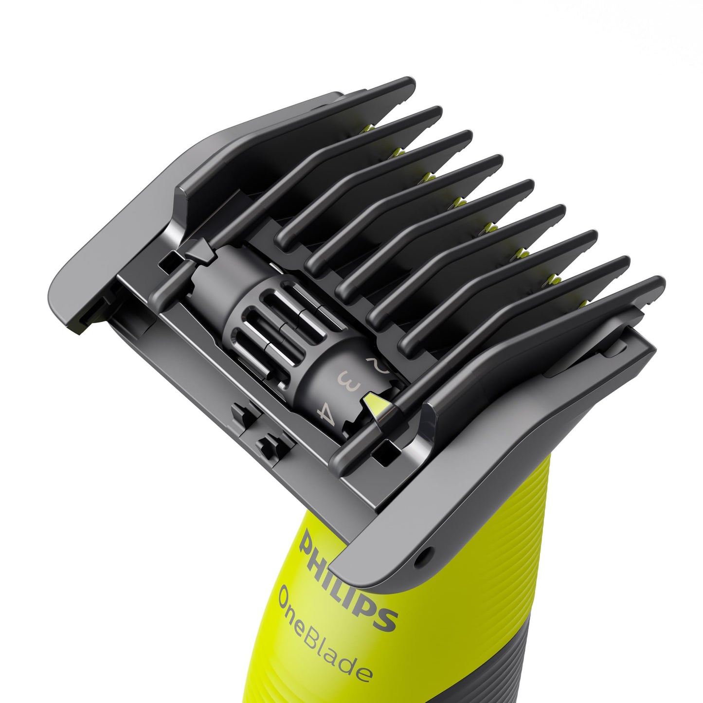Philips OneBlade 360 with Connectivity Hybrid Face + Body, Electric Shaver, Beard Trimmer and Body Groomer, 360 Blade Tech, 1x360 Blade for Face, 5in1 Adjustable Comb, Body Kit, Travel Case, QP4631/65 - Available at All In One Marketplace Canada