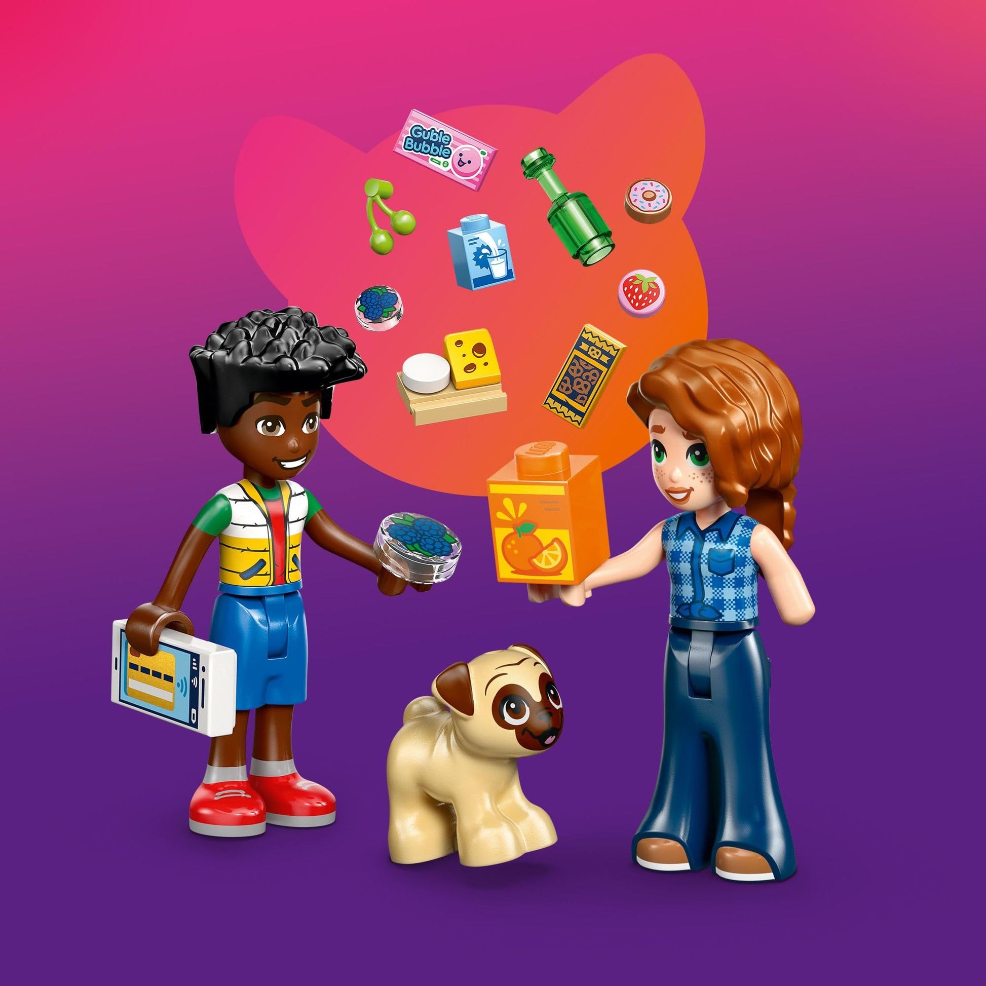 LEGO Friends Heartlake City Convenience Store Building Toy for Girls & Boys - Pretend Play Set for Kids, Ages 5+ - W/Autumn & Zac Minidolls, 1 Toy Dog, & Accessories - Gift Idea for Birthdays - 42680 LEGO