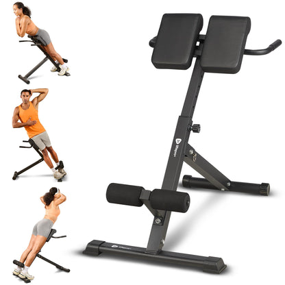 Lifepro Roman Chair Workout Bench, Back Extension, Home Gym Equipment