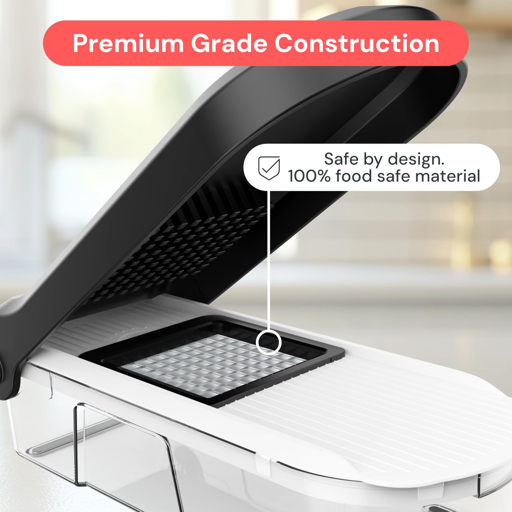 Fullstar Pro Core - Vegetable Chopper & Mandoline Slicer - 6 Blades