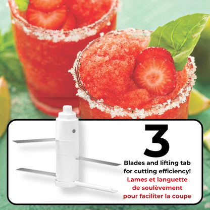 Starfrit Pull Chopper, Multi Purpose Manual Food Processor, 3 Blade System for a Faster Cut, From Large Chunks to Purée, Self-Retracting Cord, Fruits, Vegetables, Meats and Crushes Ice - Available at All In One Marketplace Canada
