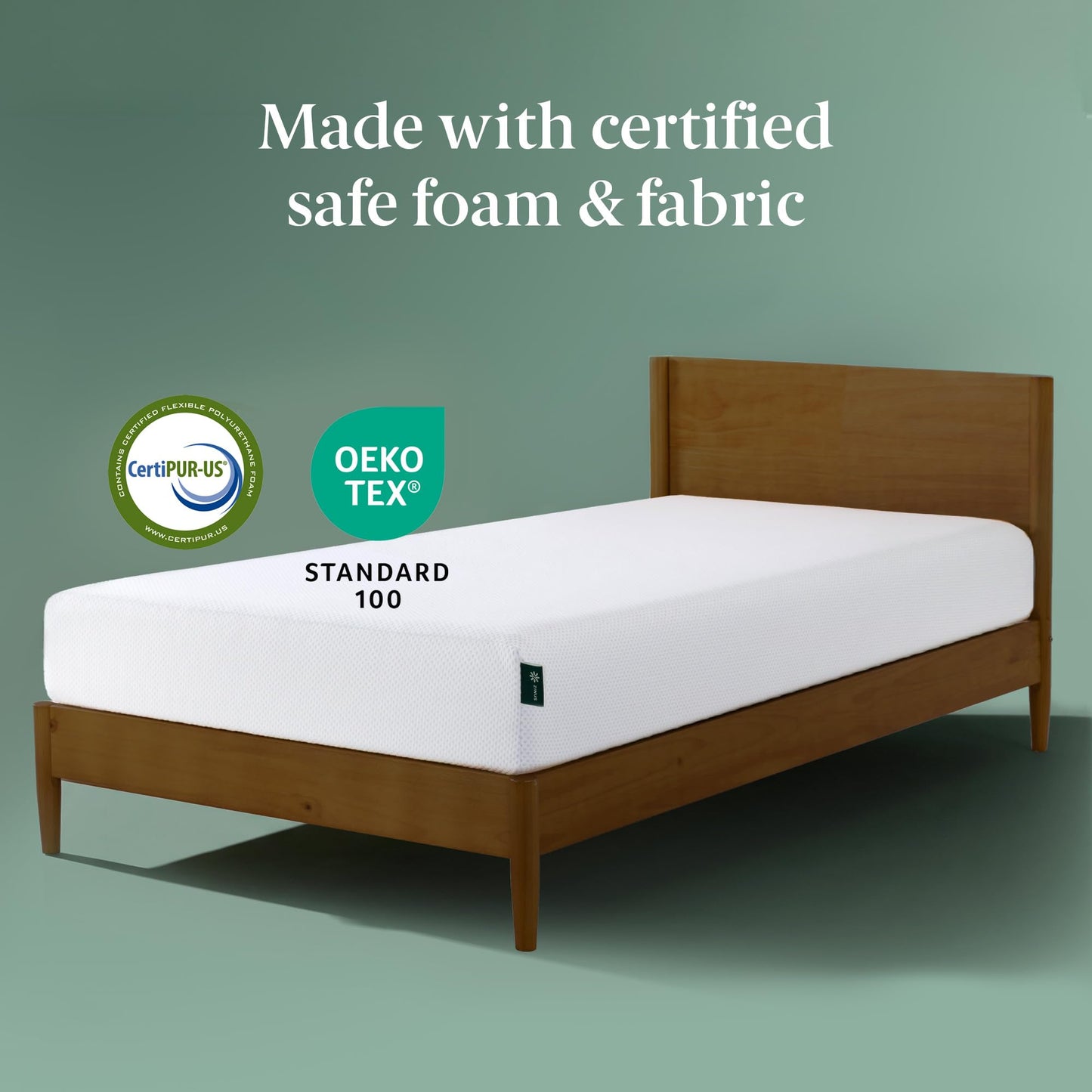 Zinus Twin Mattress - 6 Inch Green Tea Cooling Gel Memory Foam Mattress, Pressure Relief, for Cool Sleep, CertiPUR-US Certified Foam, Mattress in a Box, 10-Year Warranty, Twin Size