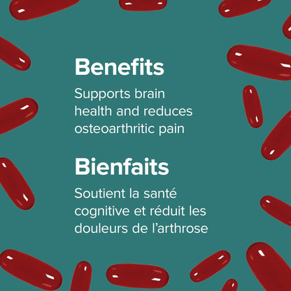 Webber Naturals RoyalRed Krill Oil 1000 mg, 30 Softgels, Supports Cardiovascular Health and Brain Function, Antioxidant Support - Available at All In One Marketplace Canada
