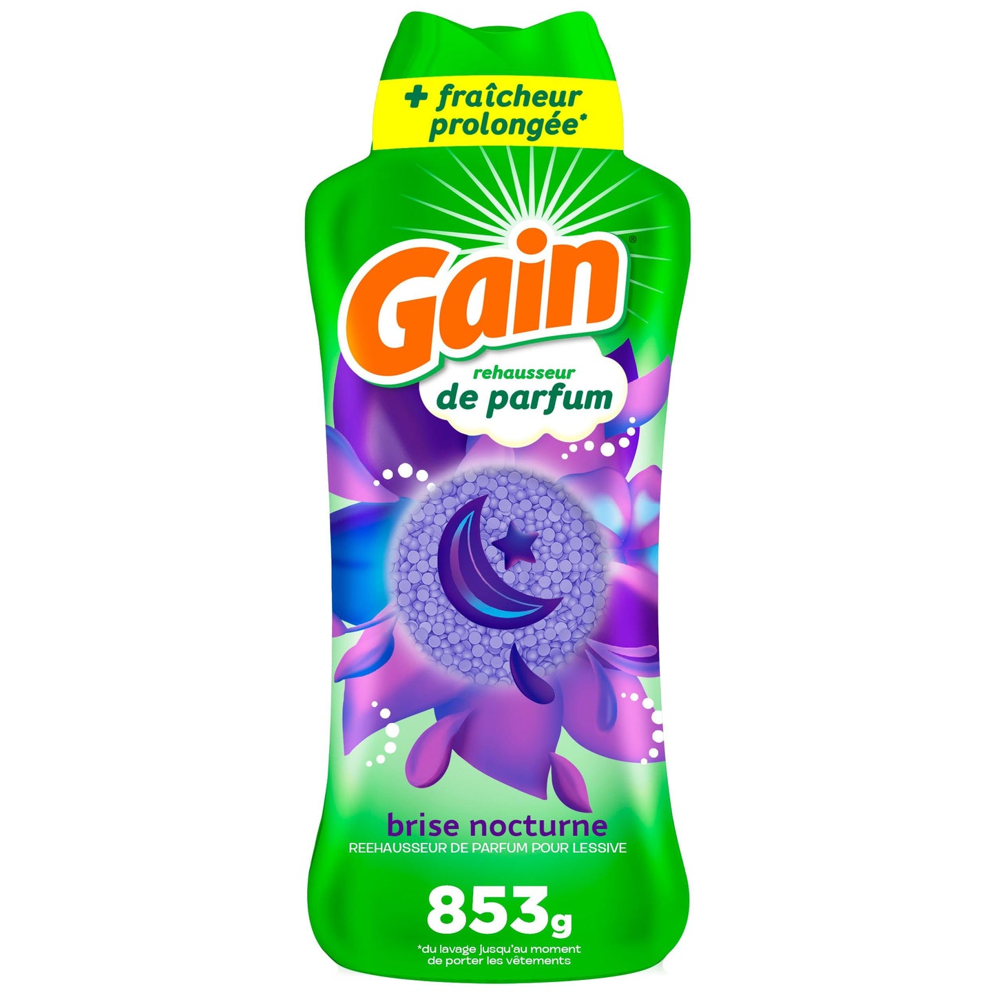 Gain In-Wash Laundry Scent Booster, Moonlight Breeze Scent, Fresh Extender + Odour Protection, 853 Grams - Available at All In One Marketplace Canada