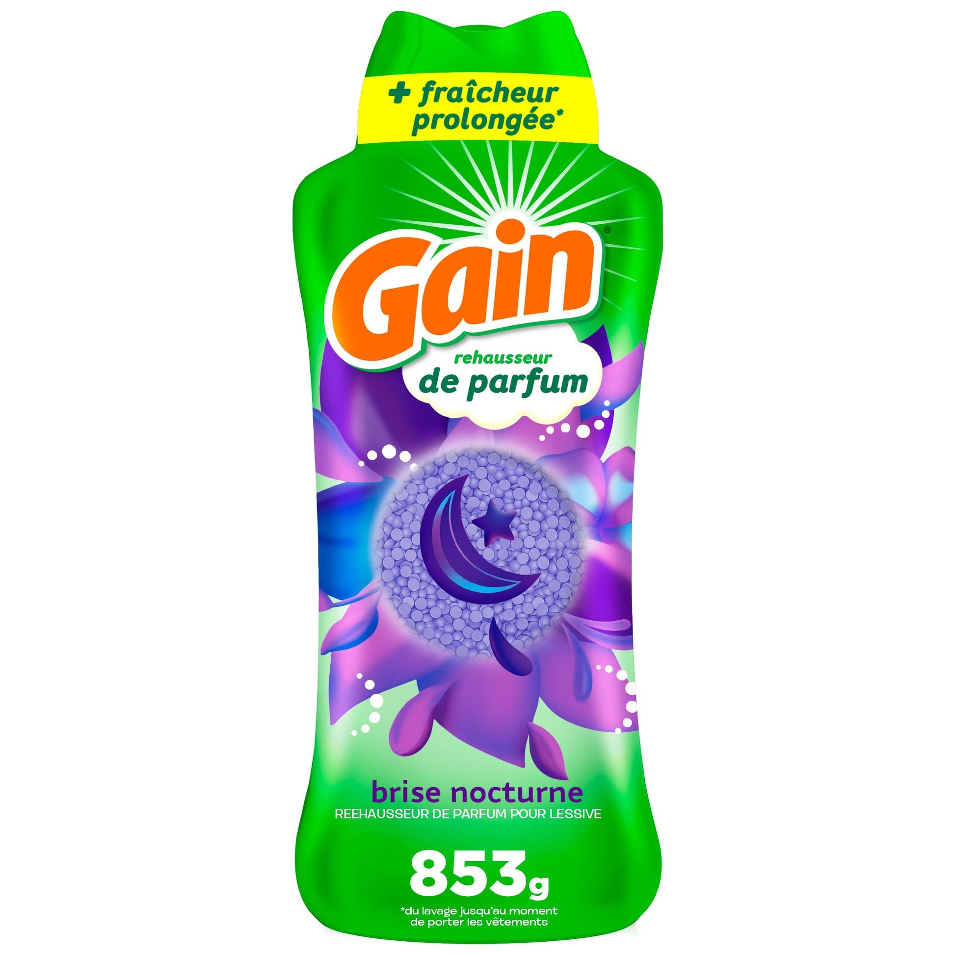 Gain In-Wash Laundry Scent Booster, Moonlight Breeze Scent, Fresh Extender + Odour Protection, 853 Grams - Available at All In One Marketplace Canada