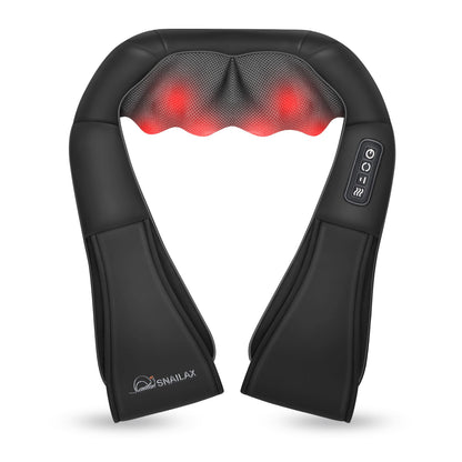 Snailax Shiatsu Neck Massager with Heat, 8 Kneading Nodes for Shoulders 🍁 All In One Marketplace Canada Snailax