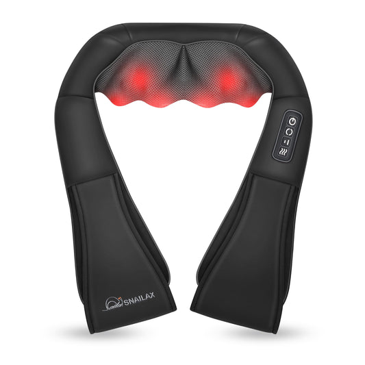 Snailax Shiatsu Neck Massager with Heat, 8 Kneading Nodes for Shoulders 🍁 All In One Marketplace Canada Snailax