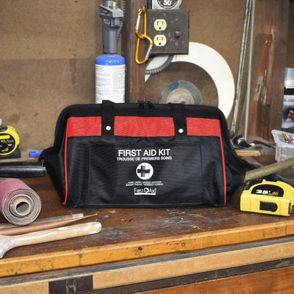 First Aid Central AZ-DLHFAKN Deluxe Emergency First Aid Kit For Home, Work, and Travel, 258 Pieces