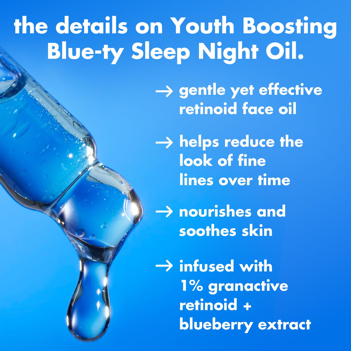 e.l.f. SKIN Youth Boosting Blue-ty Sleep Night Oil