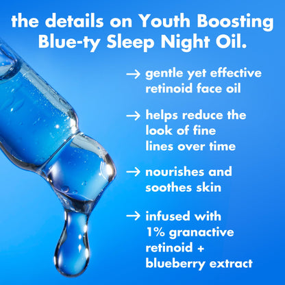 e.l.f. SKIN Youth Boosting Blue-ty Sleep Night Oil