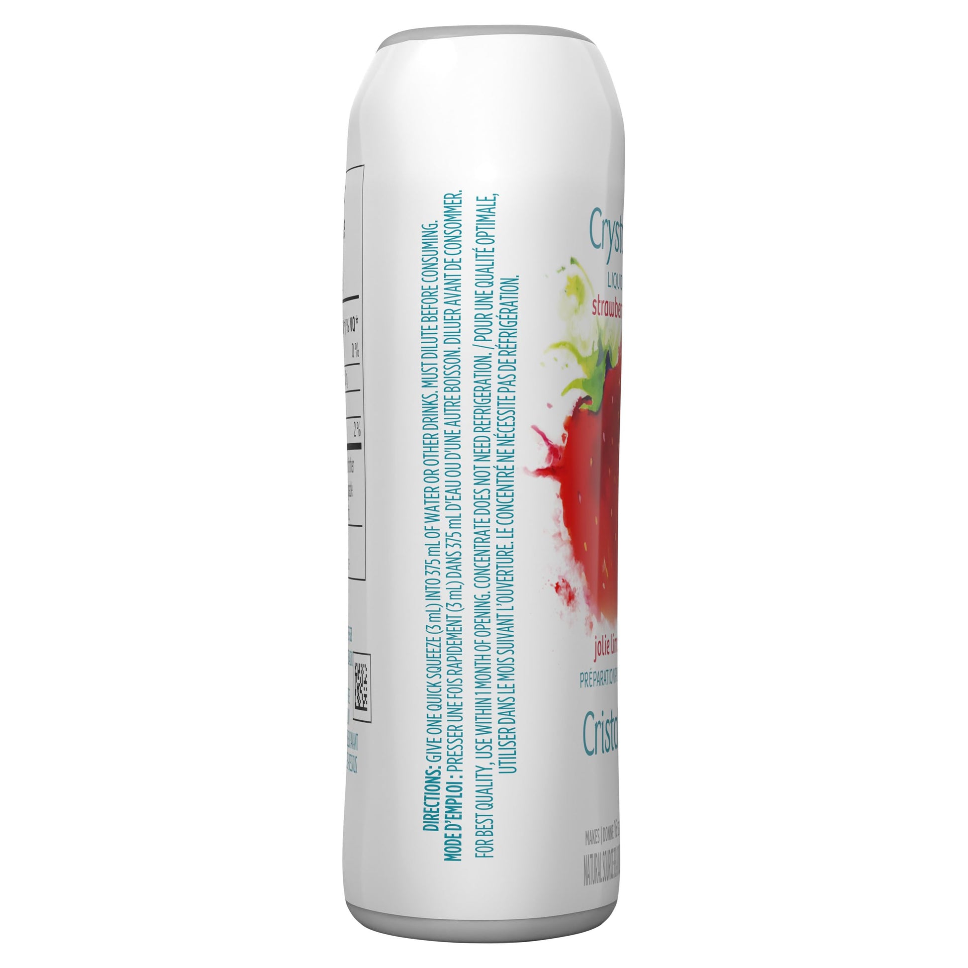 Crystal Light Strawberry Lemonbabe Liquid Drink Mix, 48 mL Bottle (Pack of 12) Crystal Light