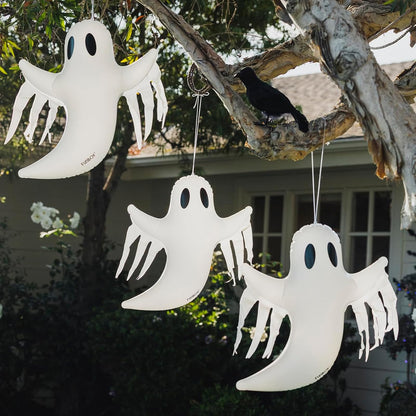 Décorations d'Halloween fantômes suspendus FUNBOY, décor extérieur, lot de 3