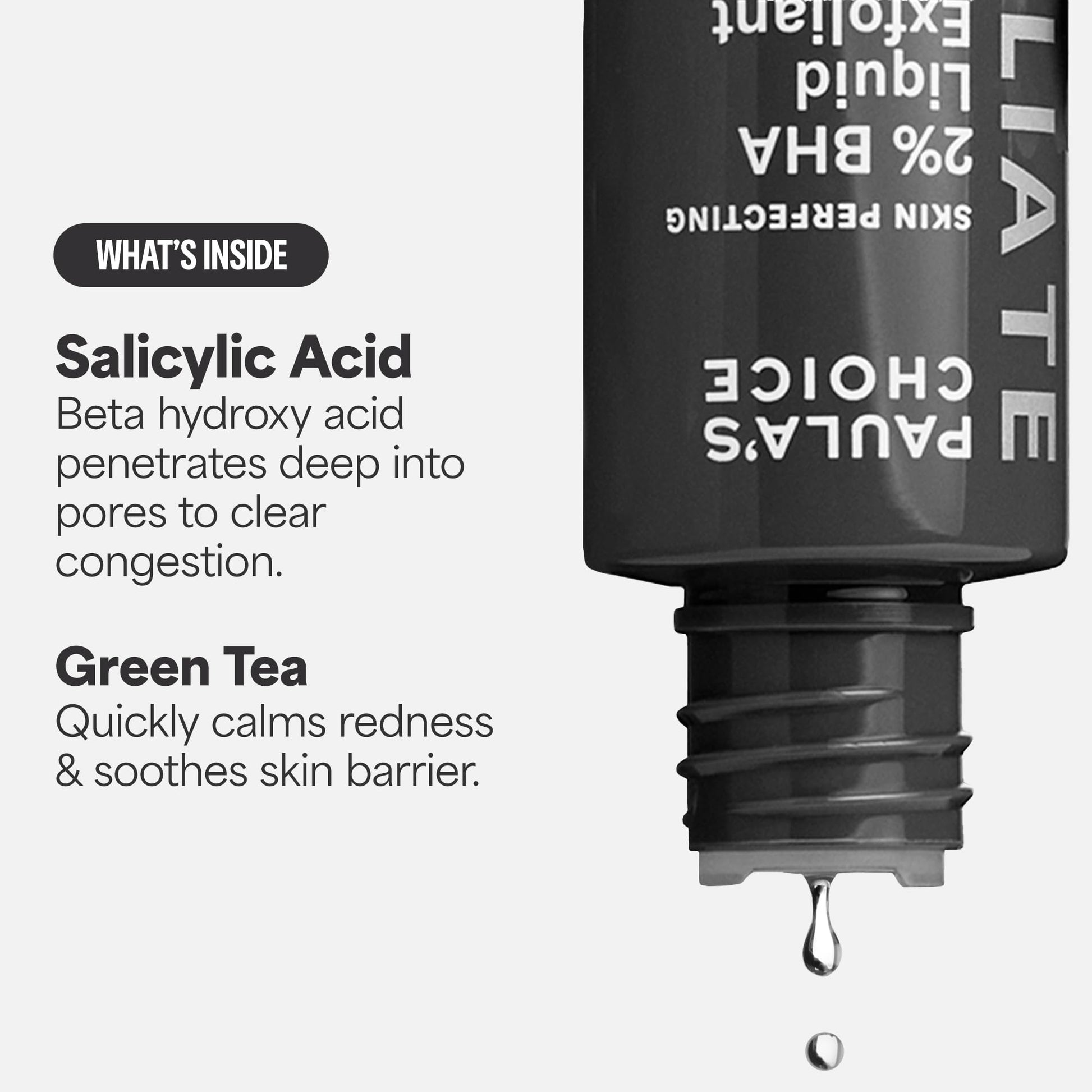 Paula's Choice SKIN PERFECTING 2% BHA Liquid Salicylic Acid Exfoliant, Daily Facial Exfoliator for Enlarged Pores, Wrinkles & Fine Lines, Fragrance-Free, Travel Size - 30 ml