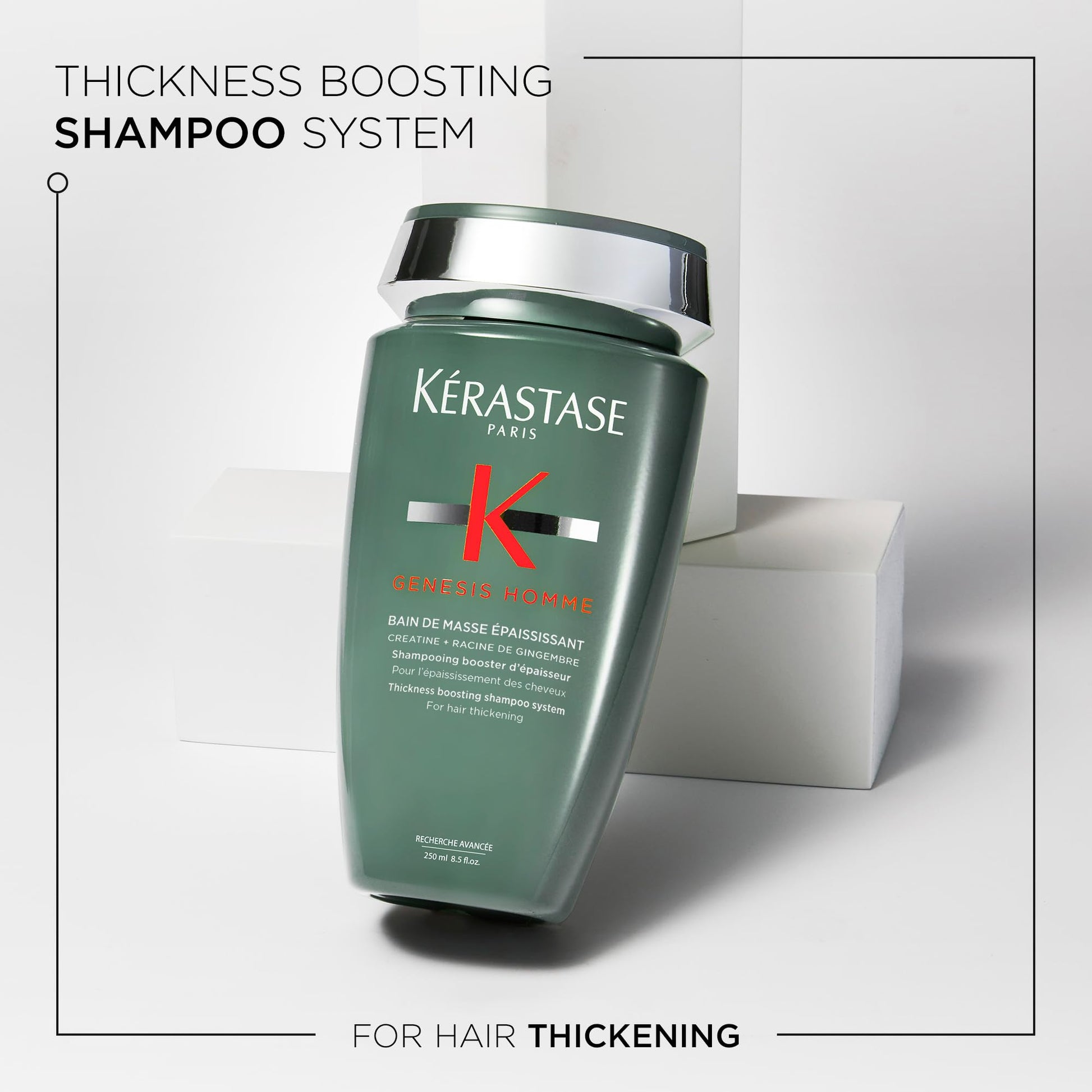 Kérastase Genesis Homme Bain De Masse Epaississant Shampoo for Men, 250 mL KÉRASTASE