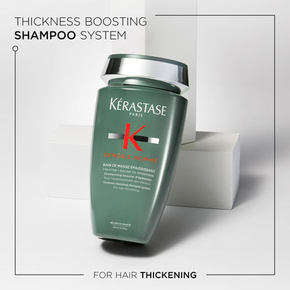 Kérastase Genesis Homme Bain De Masse Epaississant Shampoo for Men, 250 mL KÉRASTASE