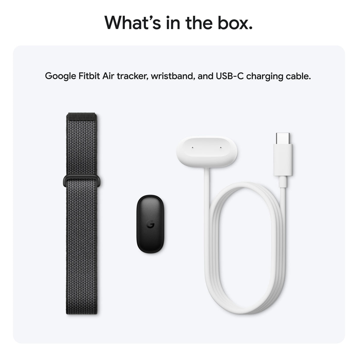Google Fitbit Air - Screenless Activity Tracker - Fog