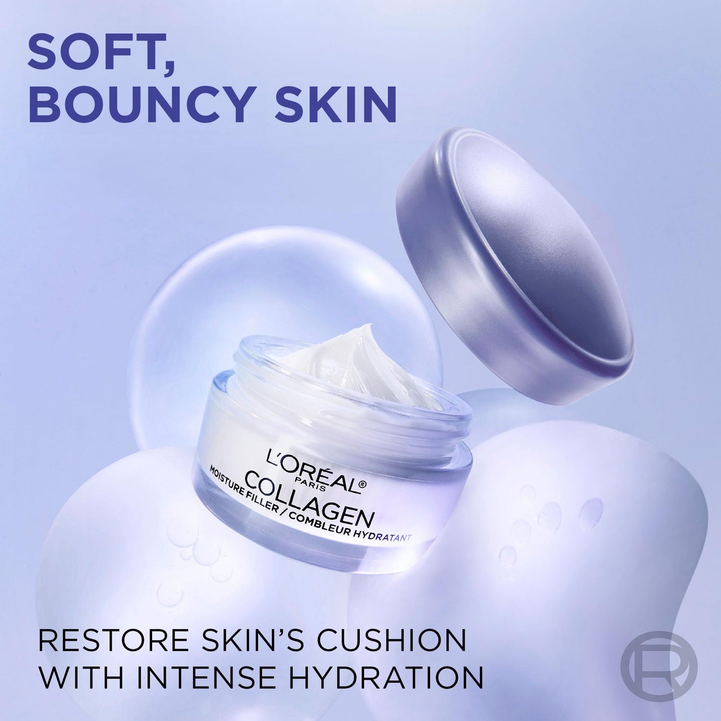 L’Oréal Paris Anti-Aging Day Face Moisturizer and Night Moisturizer Face Cream, Korean Skincare Inspired, Glass Skin Hydrating Face Cream to Smooth Skin & Reduce Look of Wrinkles, Collagen Moisture Filler, 50 ml - Available at All In One Marketplace Canada