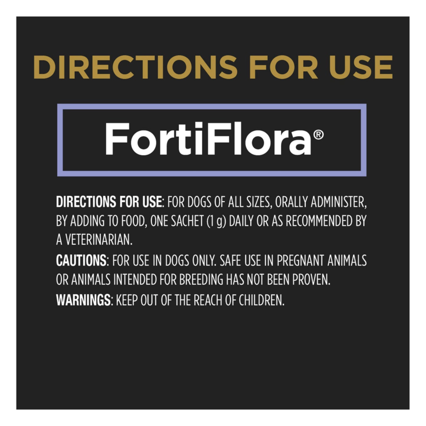 Purina Pro Plan Veterinary Supplements Fortiflora Powdered Dog Probiotics - 30 g sachets (Pack of 30)