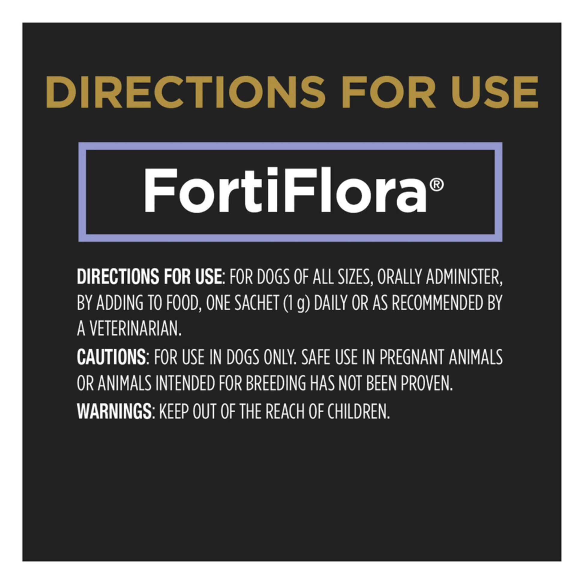 Purina Pro Plan Veterinary Supplements Fortiflora Powdered Dog Probiotics - 30 g sachets (Pack of 30)