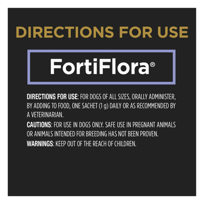 Purina Pro Plan Veterinary Supplements Fortiflora Powdered Dog Probiotics - 30 g sachets (Pack of 30)