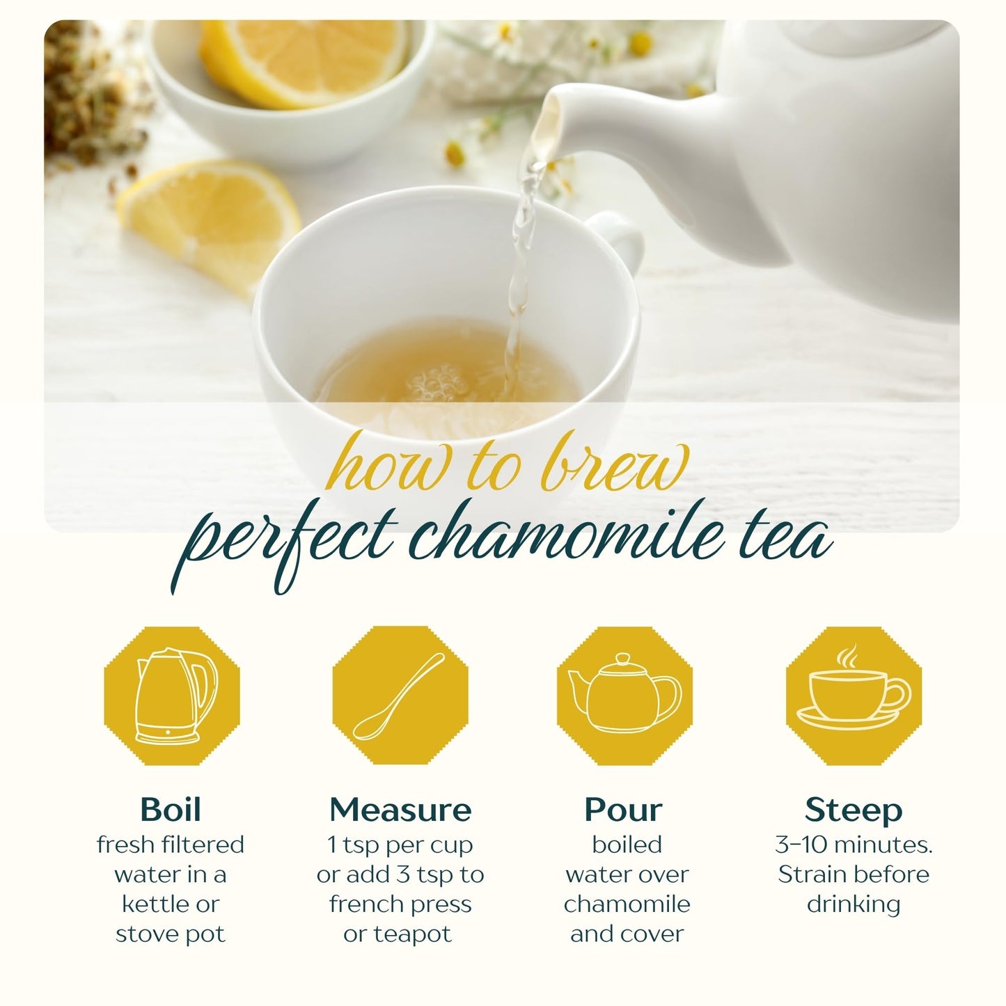 Dragonfly Herbs Organic Chamomile Tea – 250g Loose Whole Flowers, German Matricaria Chamomilla