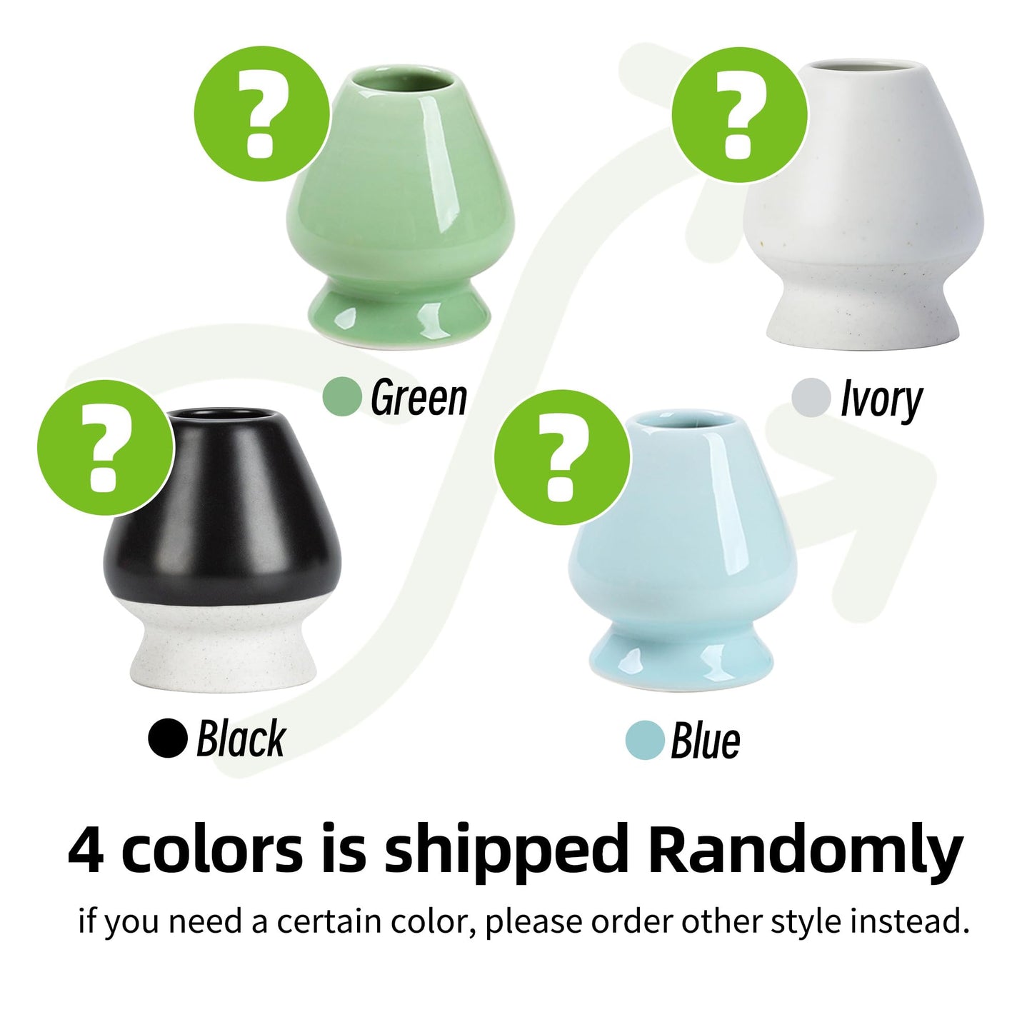 TEANAGOO MA-01 Japanese Matcha Ceremony Accessory, Matcha Whisk (Chasen), Traditional Scoop (Chashaku), Tea Spoon, Whisk Holder, The Perfect Set to Prepare a Traditional Cup of Matcha. - Available at All In One Marketplace Canada