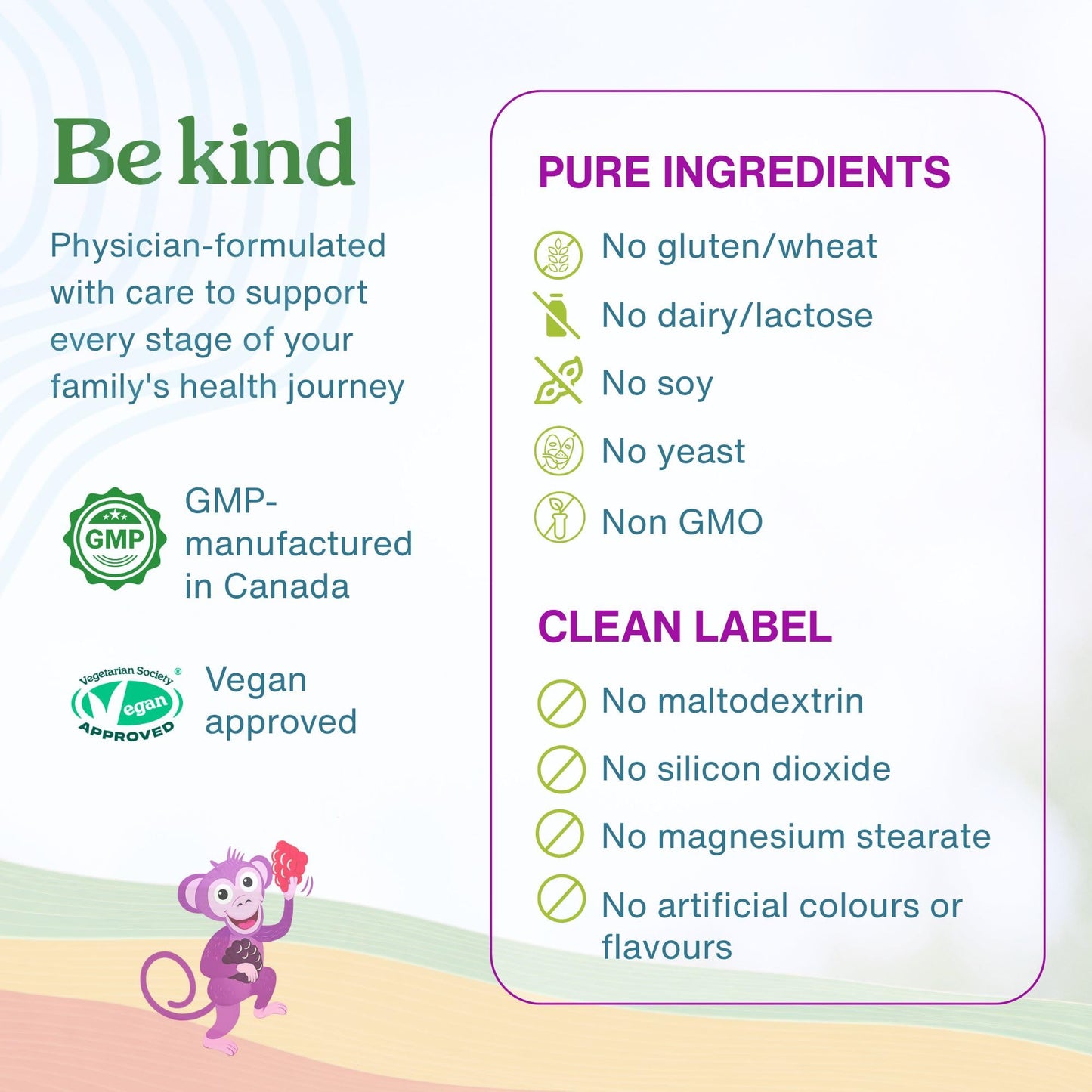 Igennus Methylated Kids Multivitamin Gummy, Sugar Free Kids Vitamins - Available at All In One Marketplace Canada