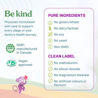 Igennus Methylated Kids Multivitamin Gummy, Sugar Free Kids Vitamins - Available at All In One Marketplace Canada