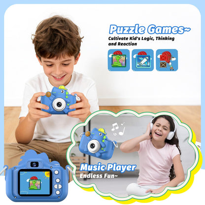 Masterbee Children's Camera Toys for Girls & Boys, 3-12 Years - 1080P HD Video Kids Digital Camera - Perfect for Christmas & Birthday Gifts (Blue) 🍁 All In One Marketplace Canada