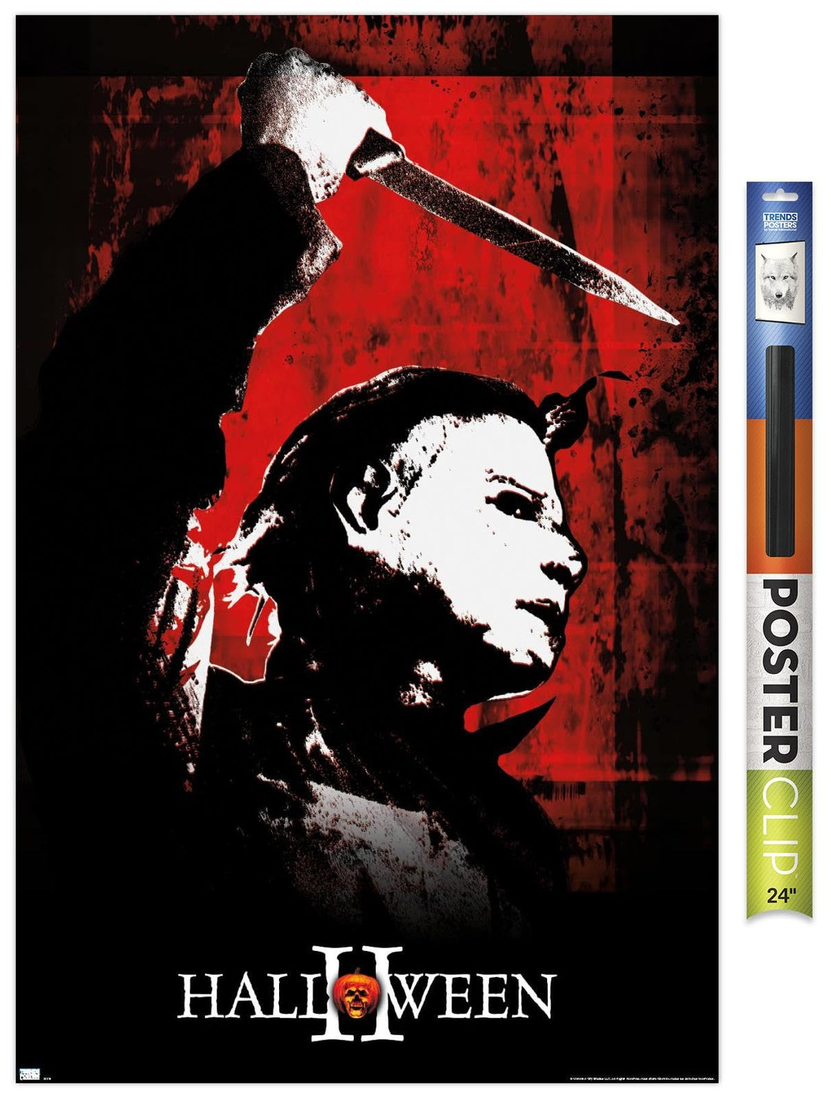 Halloween II - Affiche murale rouge