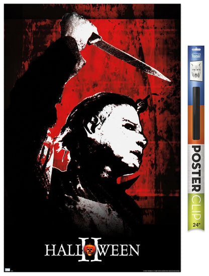 Halloween II - Affiche murale rouge