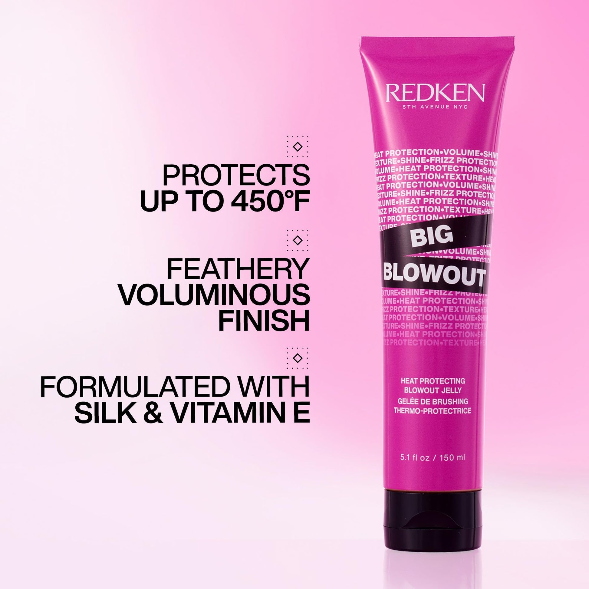 Redken Big Blowout Heat Protection Gel Serum, 150mL Redken