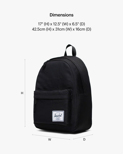 Herschel Supply Co. Classic Backpack, Black, Standard - 26L