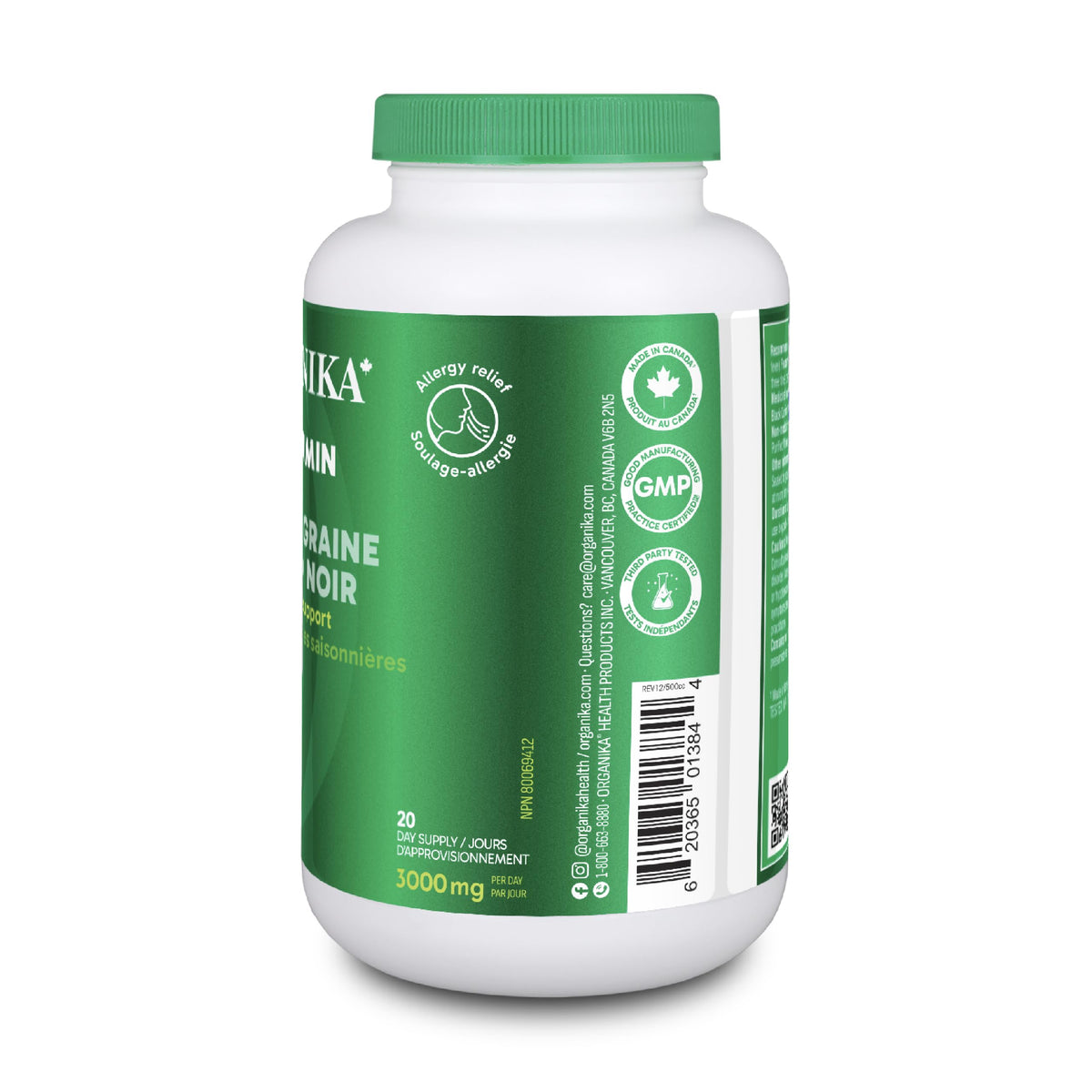 ORGANIKA BLACK CUMIN SEED OIL 120 SFTGL
