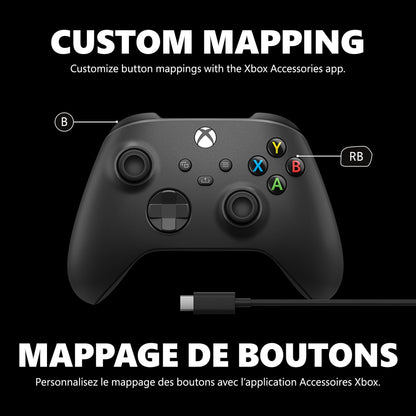 XBOX Core Wireless Gaming Controller + USB-C Cable for Series X|S, One, Windows PC, Android, and iOS