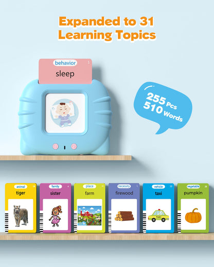 Airbition Talking Flash Cards, 510 Words 31 Themes, Montessori Learning Toy 🍁 All In One Marketplace Canada