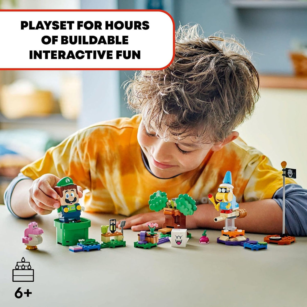 LEGO Super Mario LEGO Super Mario Adventures with Interactive Luigi Toy - Building Toys for Kids, Boys & Girls, Ages 6+ - Nintendo Birthday Gift Idea with 4 Figures - 71440