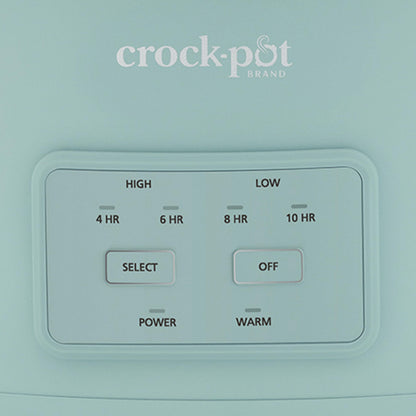 Crock-Pot Design Series Programmable 6-Quart Slow Cooker, Ocean Fog Green Crock-Pot
